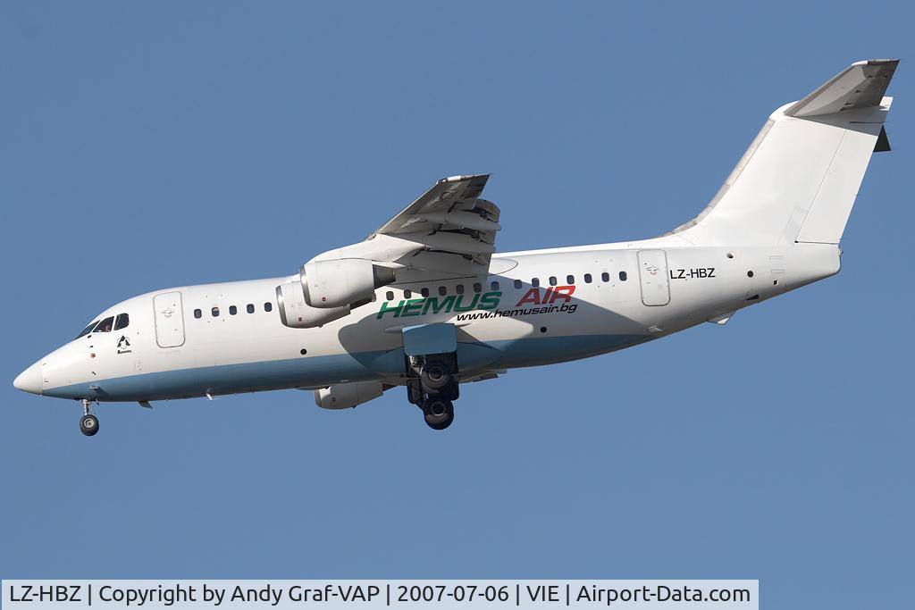 LZ-HBZ, 1988 British Aerospace BAe.146-200 C/N E2103, Hemus Air Bae146