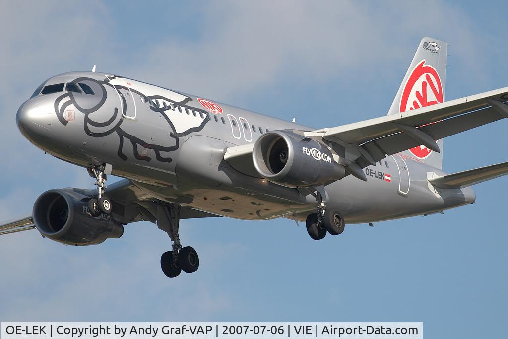 OE-LEK, 2007 Airbus A319-112 C/N 3019, NIKI A319