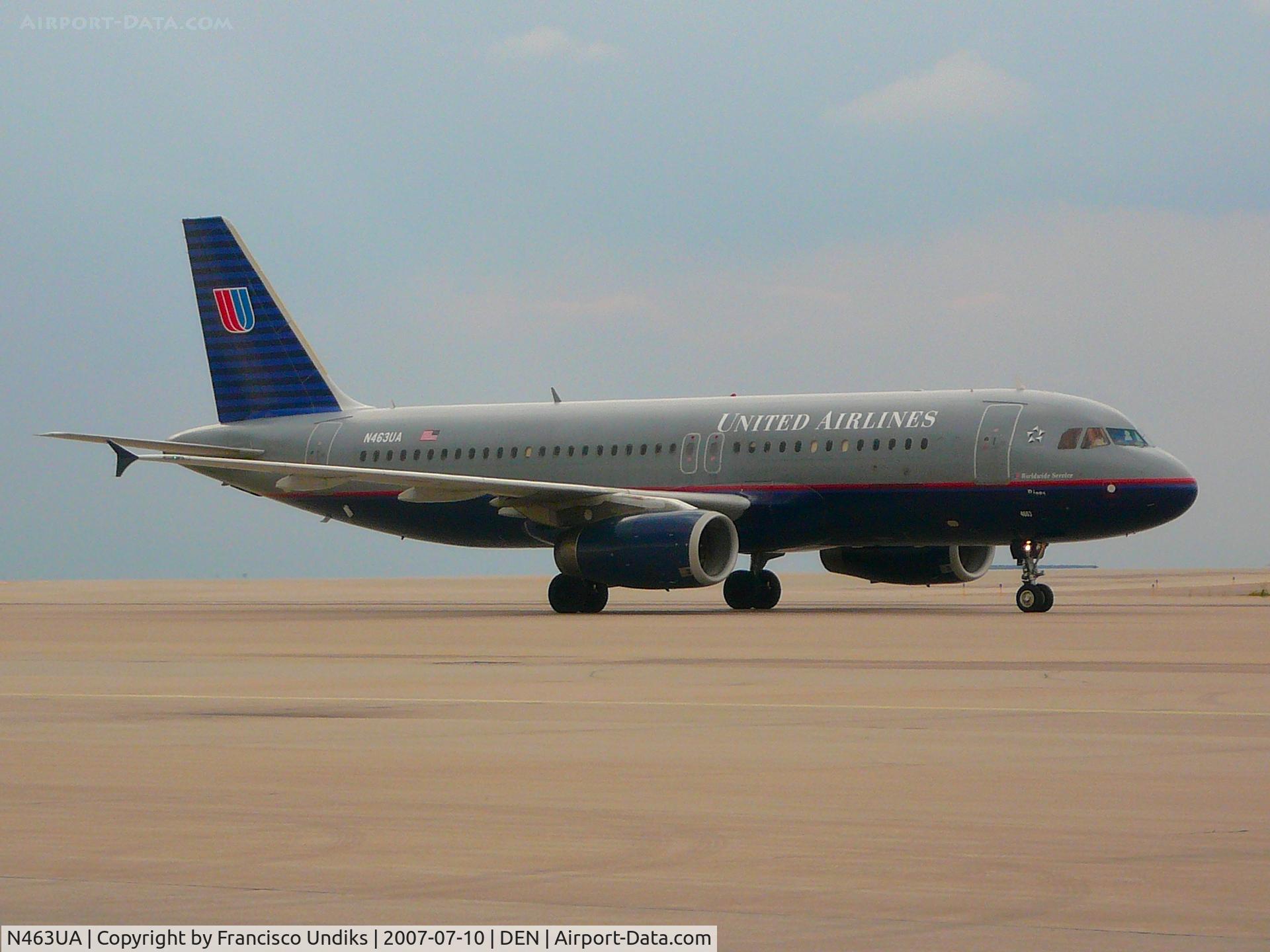 N463UA, 2000 Airbus A320-232 C/N 1282, United Airlines A320