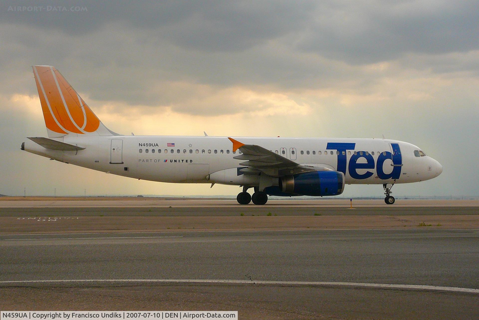 N459UA, 2000 Airbus A320-232 C/N 1192, Ted A320