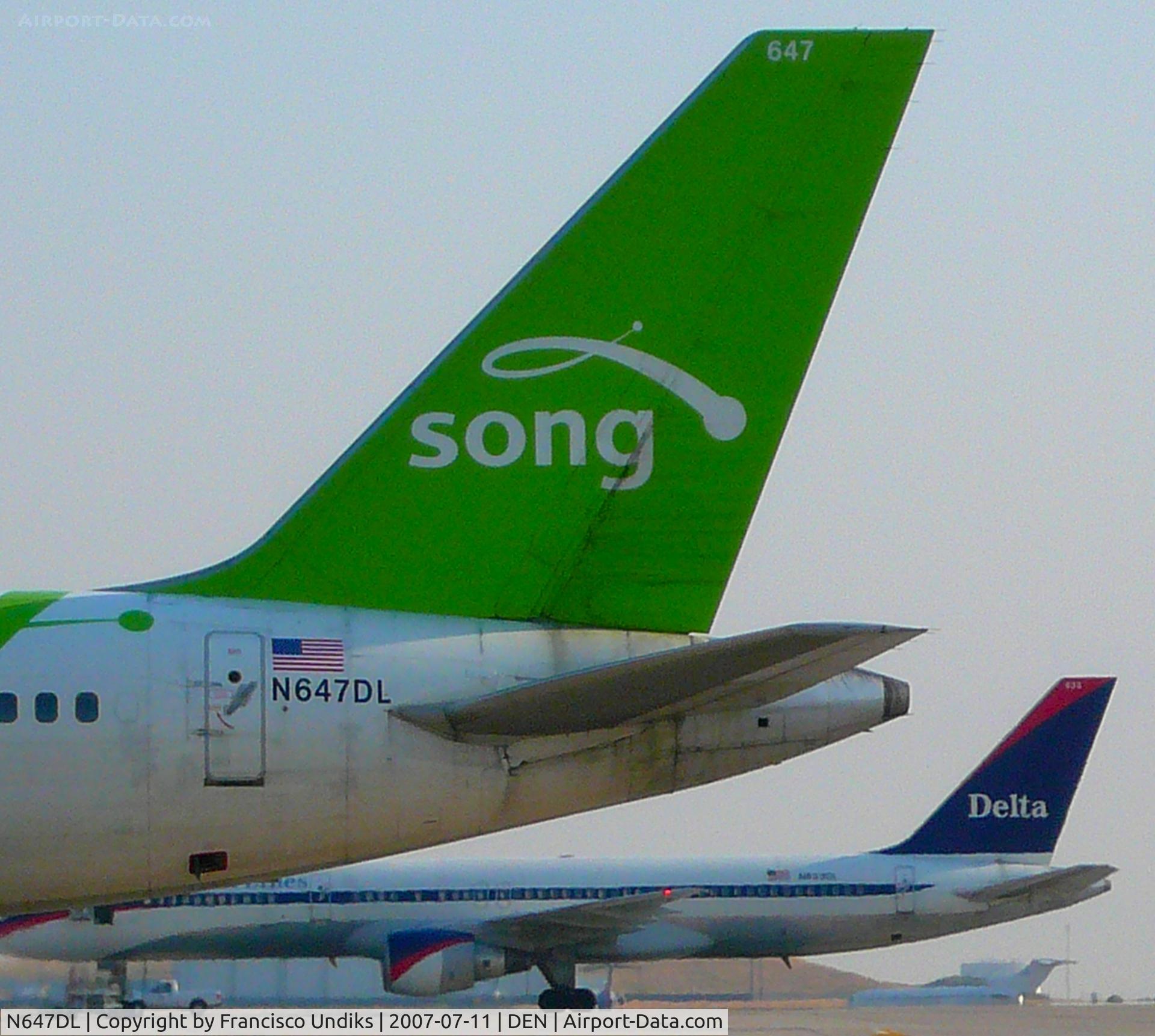 N647DL, 1989 Boeing 757-232 C/N 24218, Song 757-200