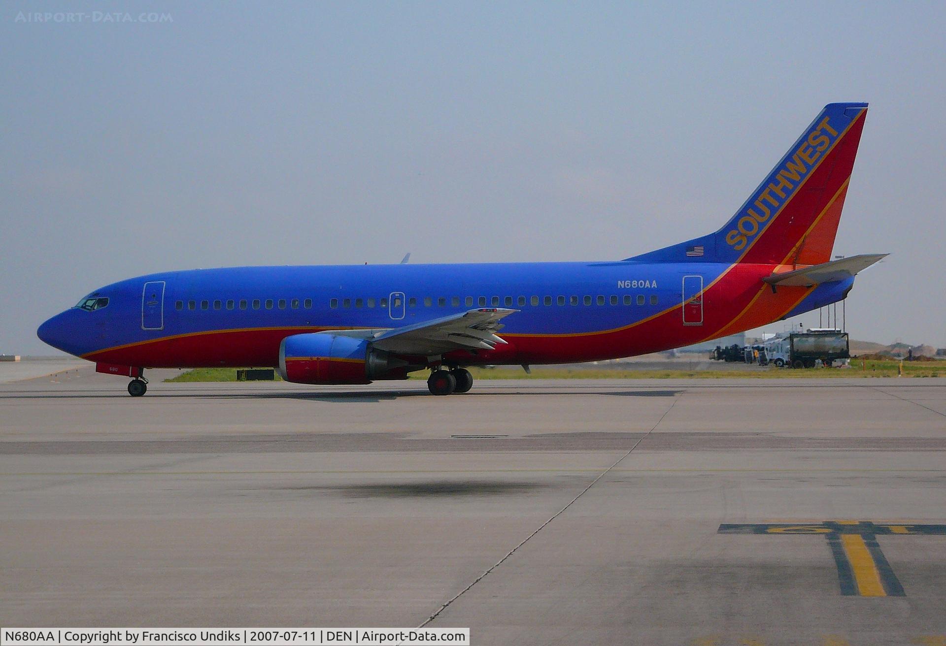 N680AA, 1986 Boeing 737-3A4 C/N 23505, Southwest Airlines 737-300.