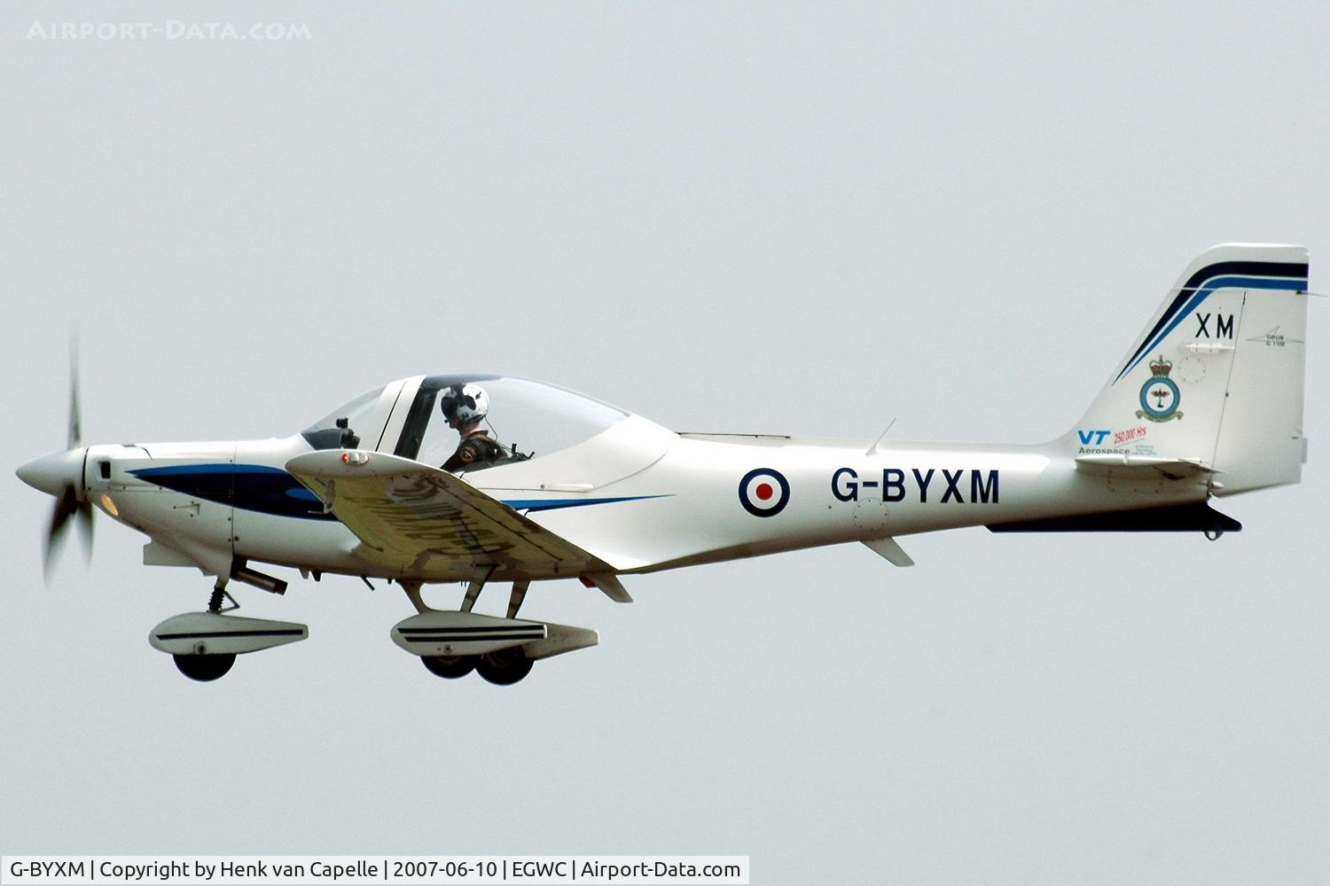 G-BYXM, 2001 Grob G-115E Tutor T1 C/N 82173/E, Grob G115E Tutor climbing
