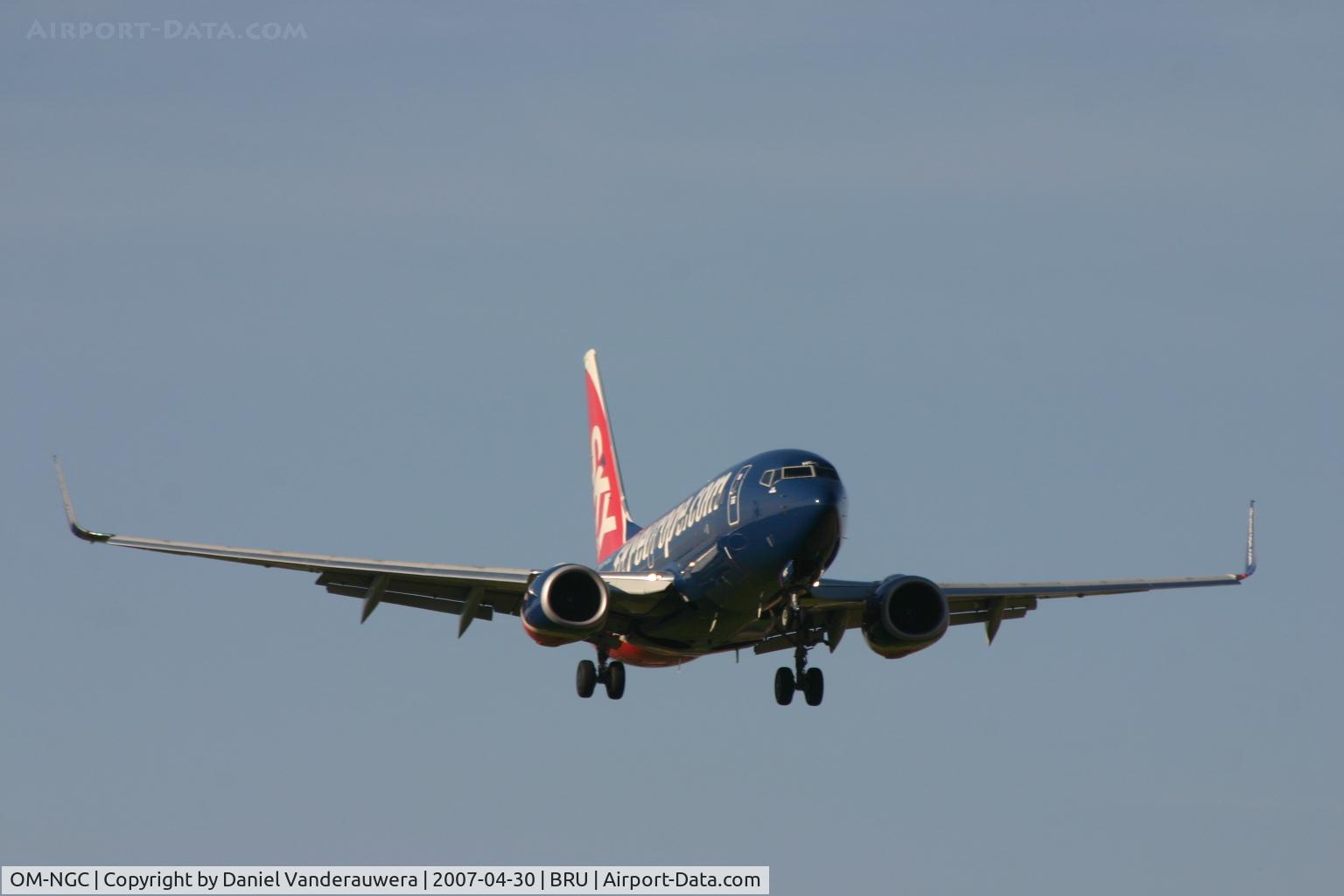 OM-NGC, 2006 Boeing 737-76N C/N 32696, arrival of flight NE3672 to rwy 02