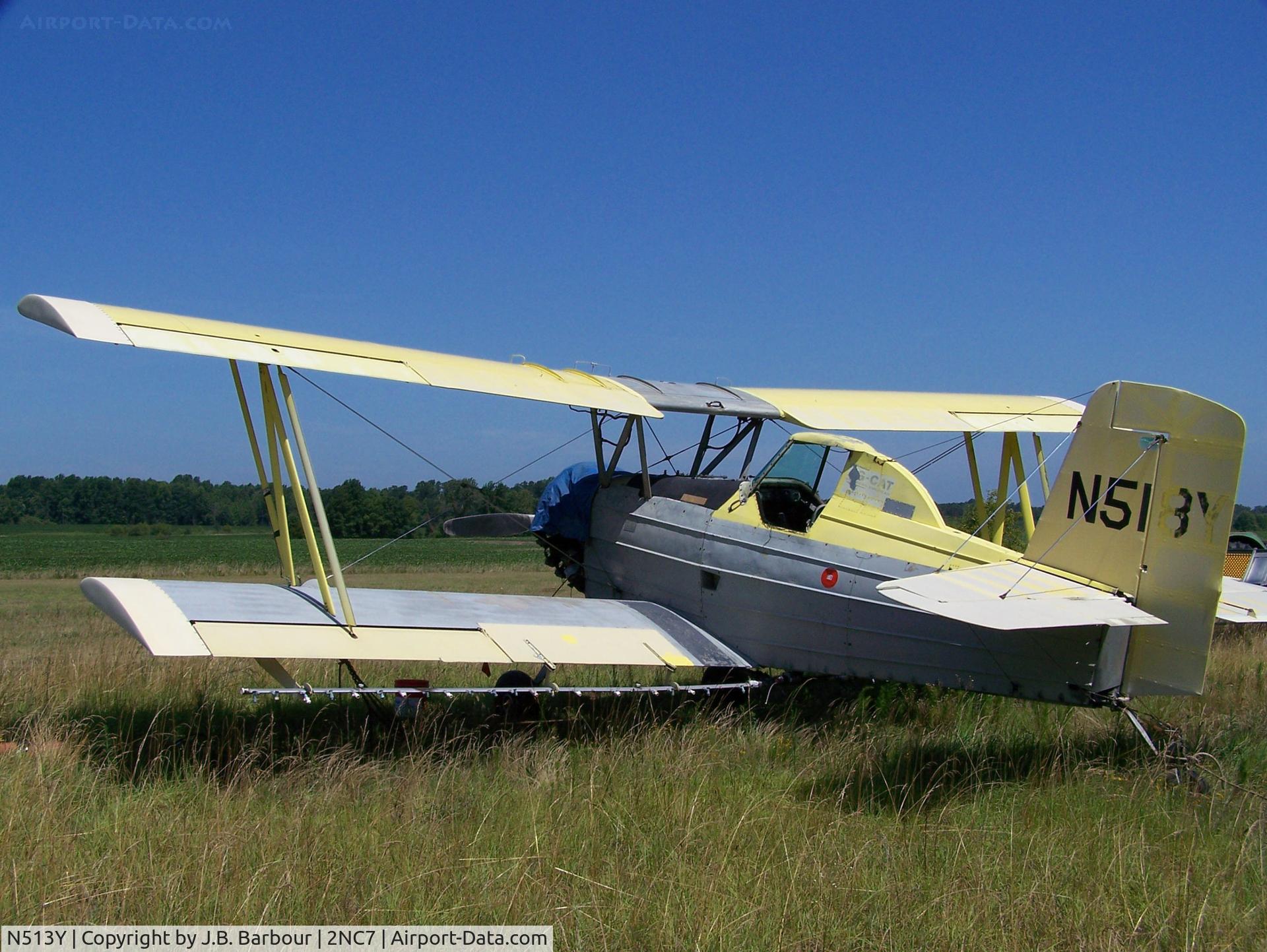N513Y, 1962 Grumman G-164 C/N 145, This old gal sits and watches over the field