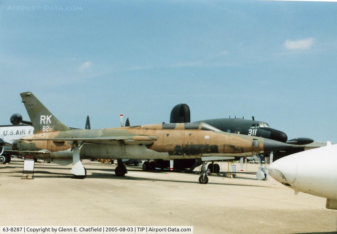 63-8287, 1963 Republic F-105F-1-RE Thunderchief C/N F064, F-105F at the Octave Chanute Aviation Center