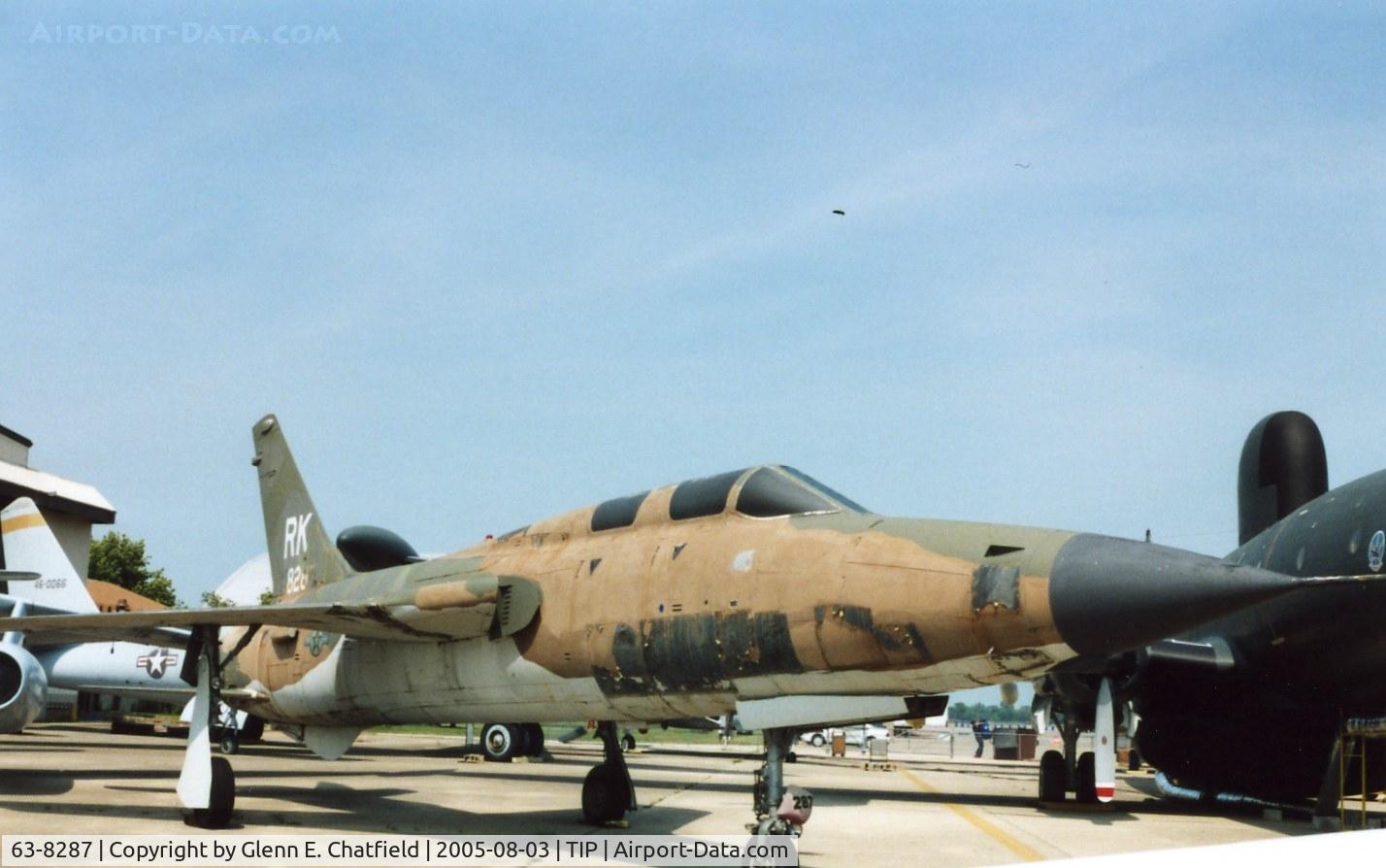 63-8287, 1963 Republic F-105F-1-RE Thunderchief C/N F064, F-105F at the Octave Chanute Aviation Center