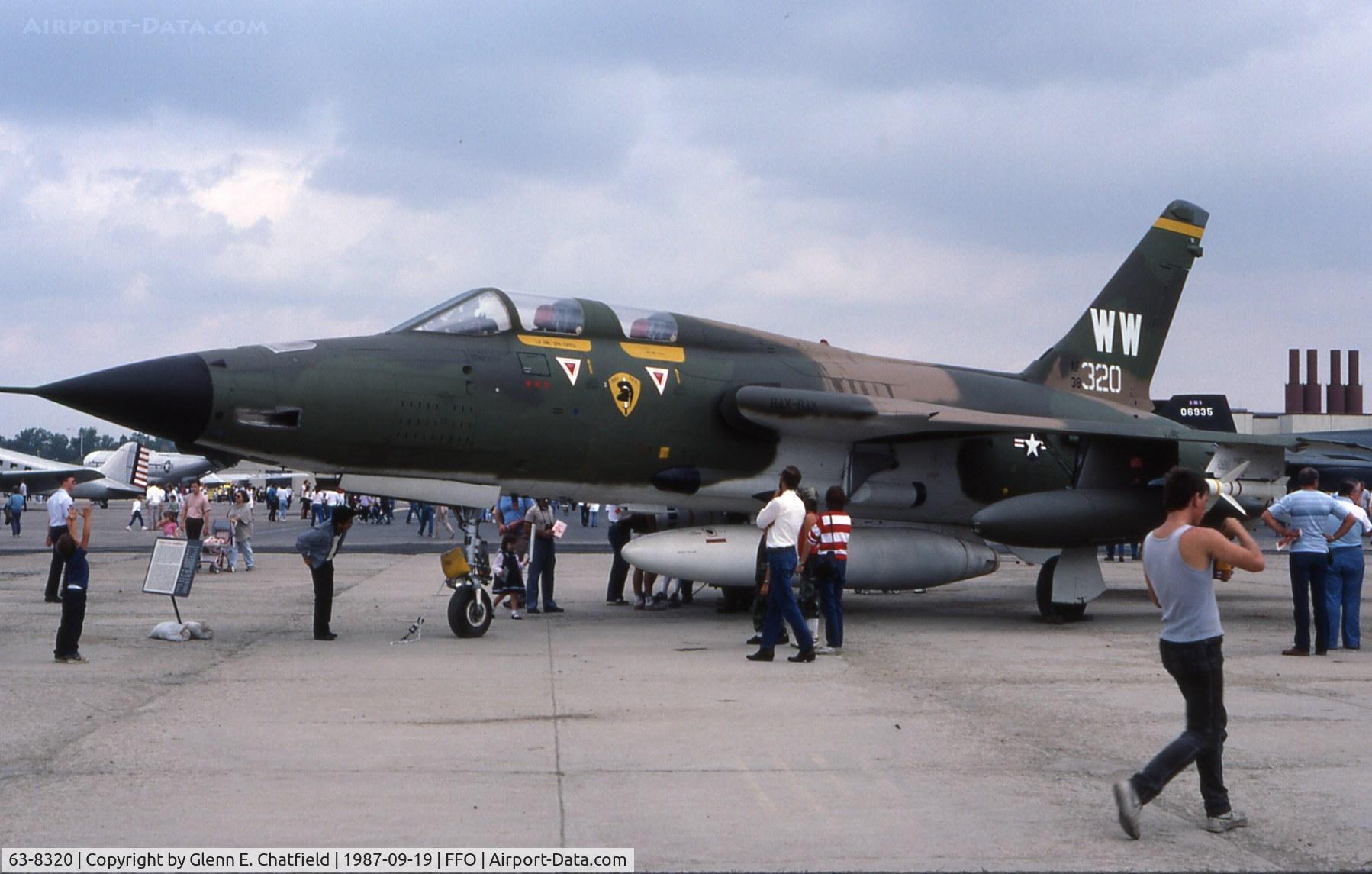 63-8320, 1963 Republic F-105G-1-RE Thunderchief C/N F097, F-105G at the National Museum of the U.S. Air Force