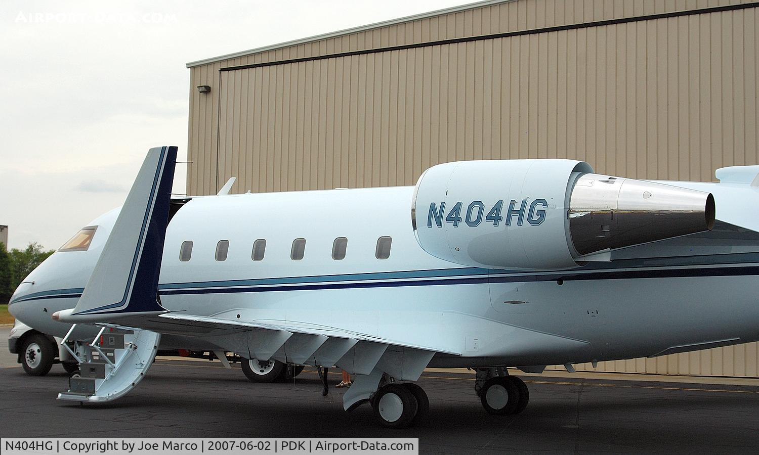 N404HG, Canadair Challenger 601-3A (CL-600-2B16) C/N 5017, @PDK