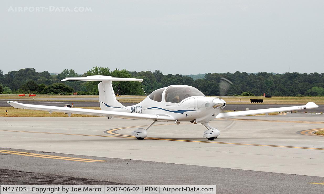 N477DS, 2007 Diamond DA-40 Diamond Star C/N 40.777, @PDK