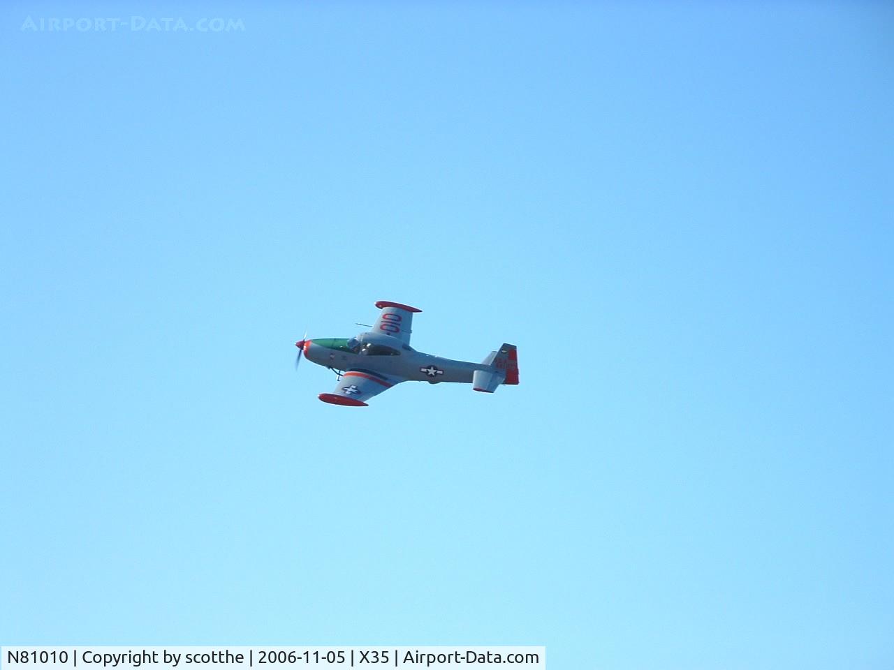 N81010, 1946 North American Navion (NA-145) C/N NAV-4-434, Navion in flight