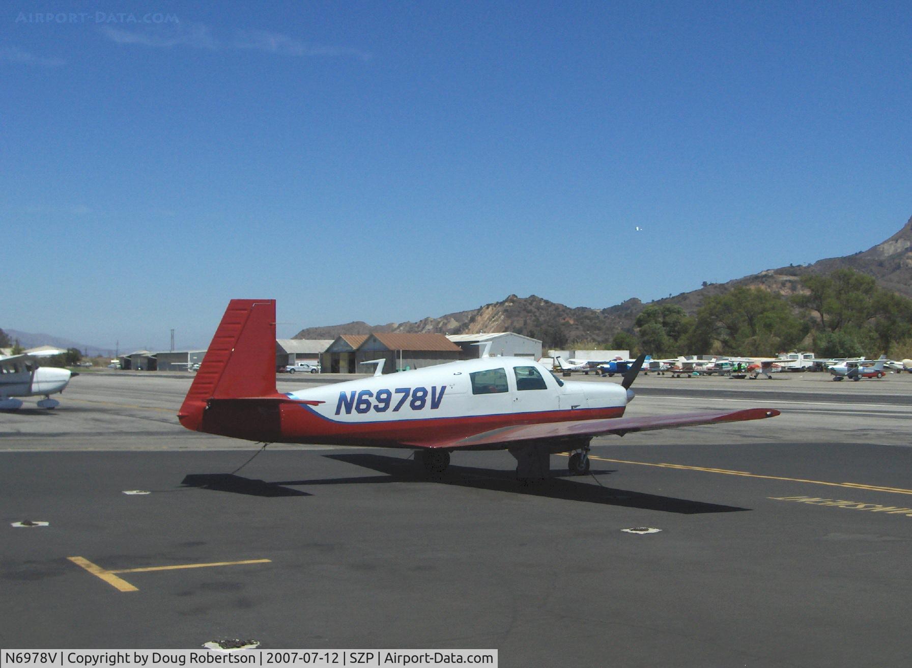 N6978V, 1976 Mooney M20C Ranger C/N 20-1193, 1976 Mooney M20C RANGER, Lycoming O&VO-360 180 Hp