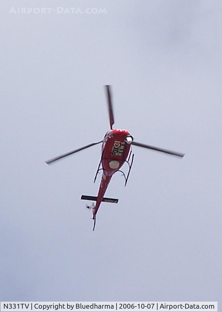 N331TV, 2003 Eurocopter AS-350B-3 Ecureuil Ecureuil C/N 3731, Denver Channel 31 News (Fox 31) flying overhead (Columbine High School)