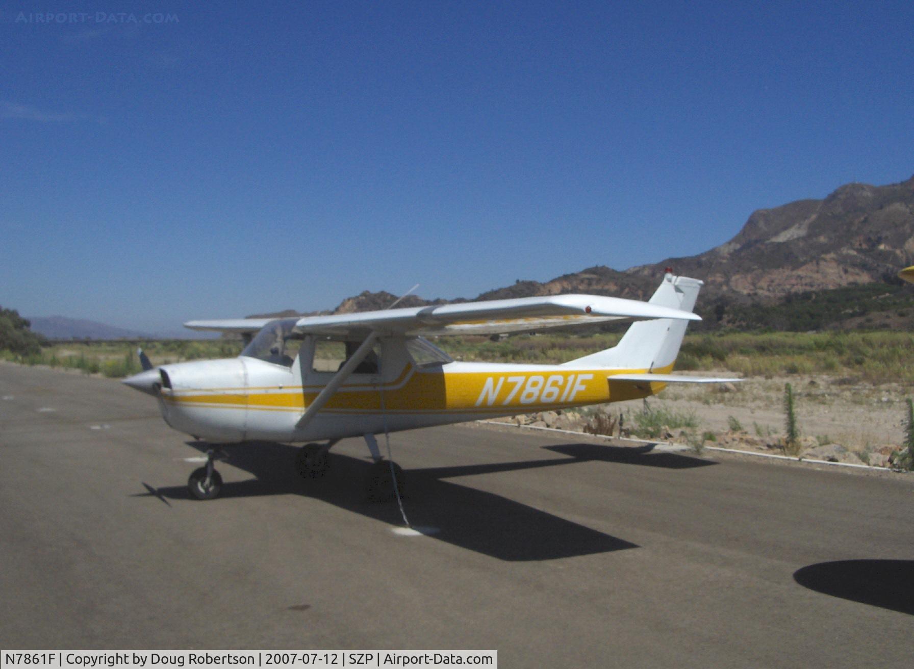 N7861F, 1966 Cessna 150F C/N 15063961, `1966 Cessna 150F, Continental O-200 100 Hp