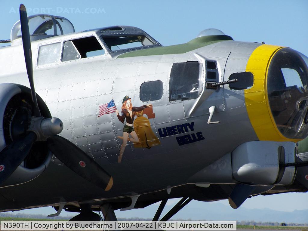 N390TH, 1944 Boeing B-17G Flying Fortress C/N Not found 44-85734, Liberty Bell Nose Art