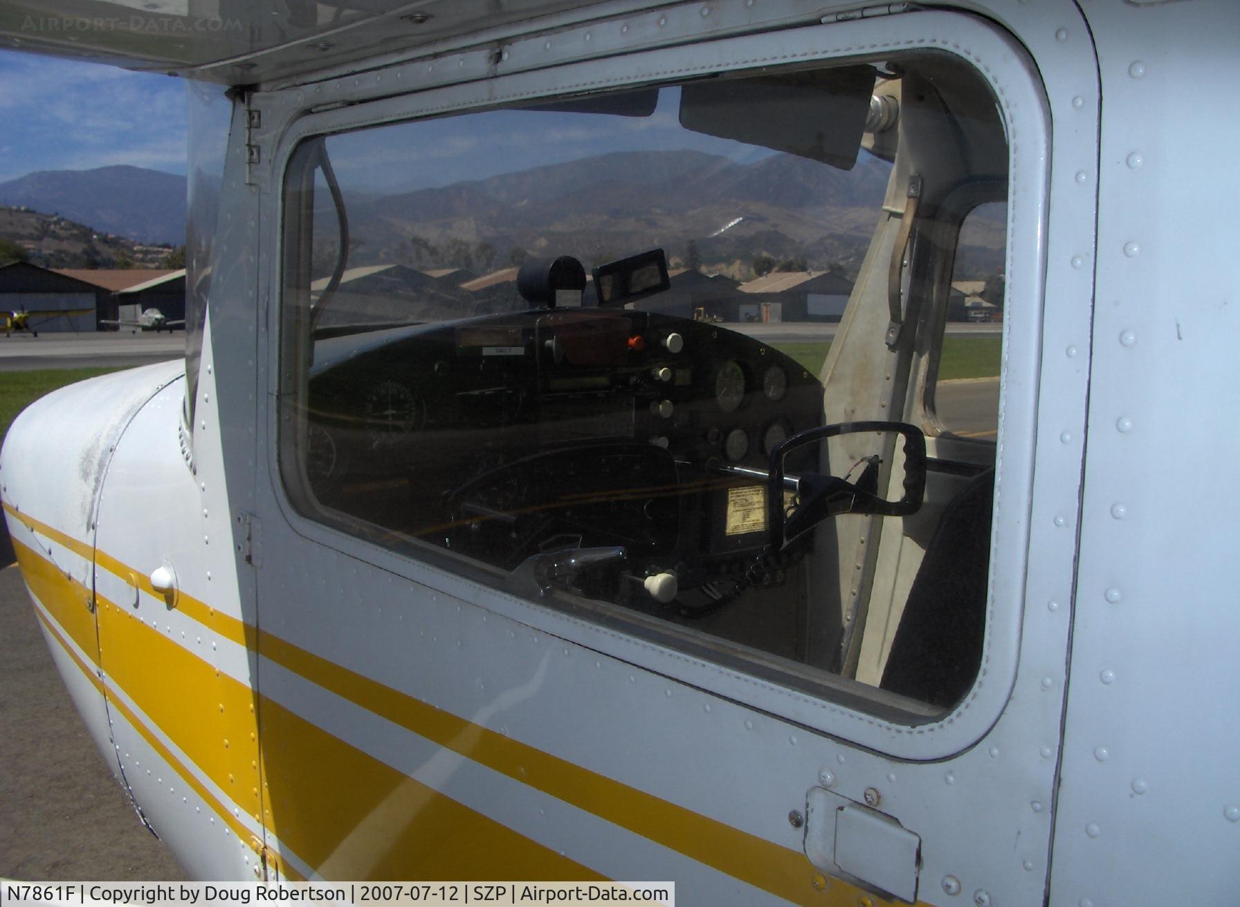 N7861F, 1966 Cessna 150F C/N 15063961, 1966 Cessna 150F, Continental O-200 100 Hp, dual controls, panel