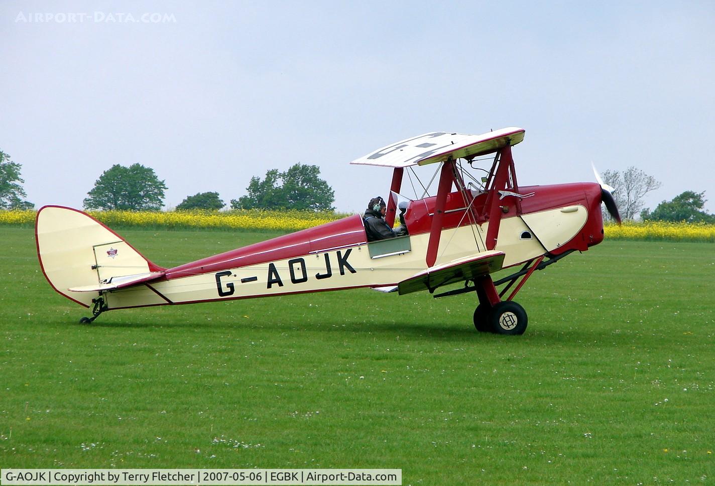 G-AOJK, 1939 De Havilland DH-82A Tiger Moth II C/N 82813, Tiger Moth at Sywell UK