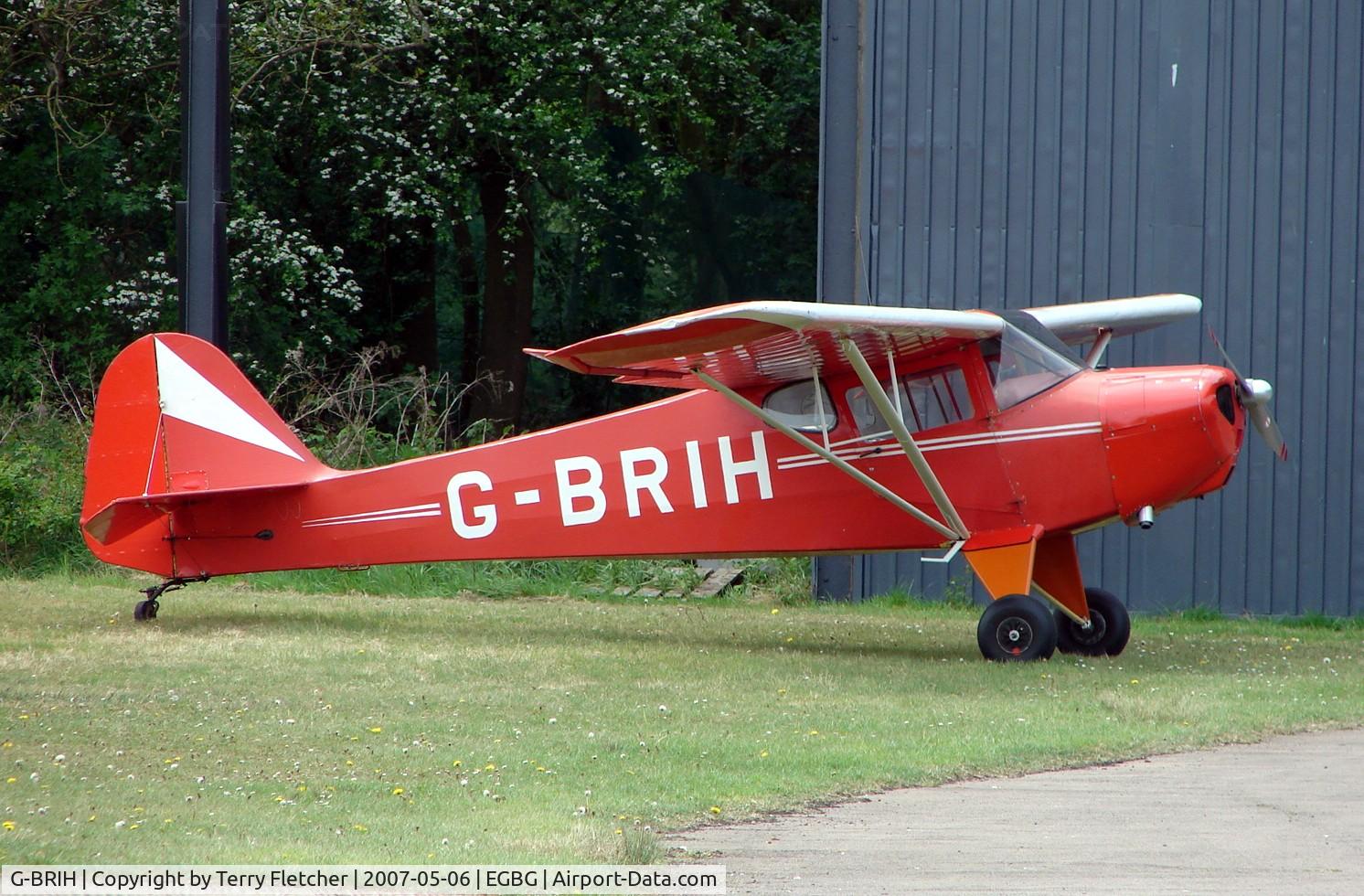 G-BRIH, 1946 Taylorcraft BC-12D Twosome C/N 7421, Taylorcraft BC12D