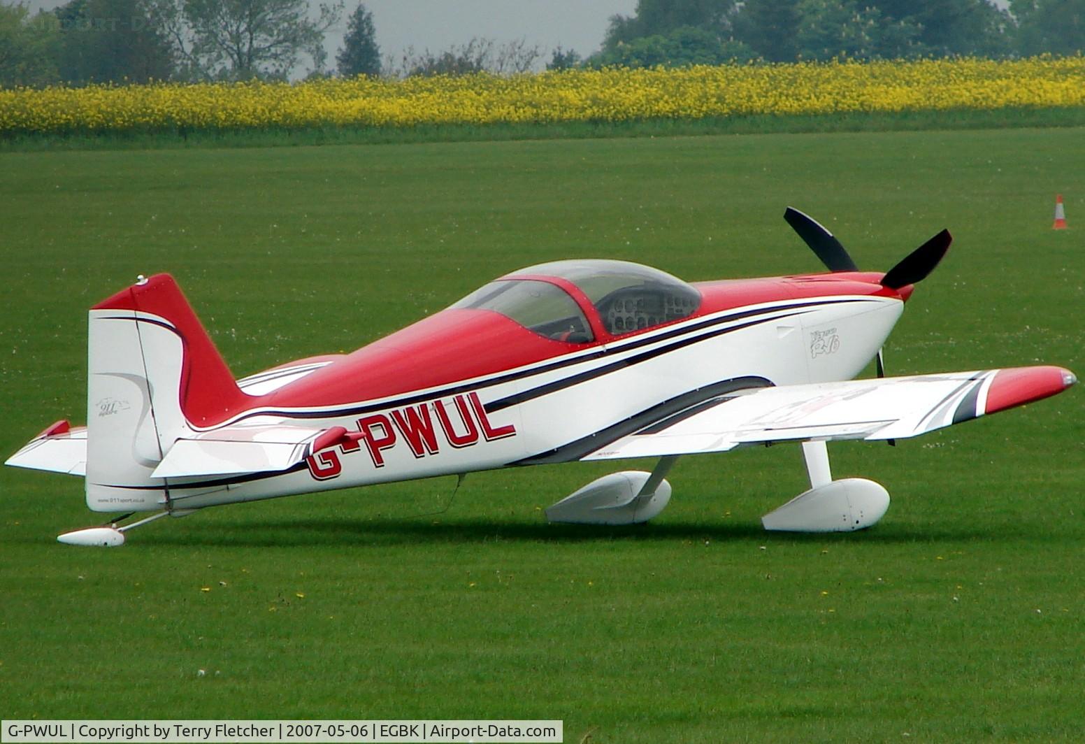 G-PWUL, 2006 Vans RV-6 C/N PFA 181-12773, Vans RV-6