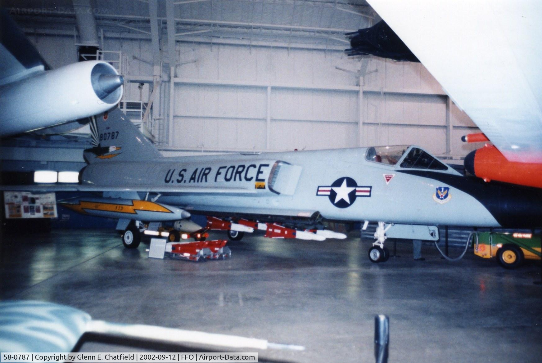 58-0787, 1958 Convair F-106A Delta Dart C/N 8-24-118, F-106A at the National Museum of the U.S. Air Force