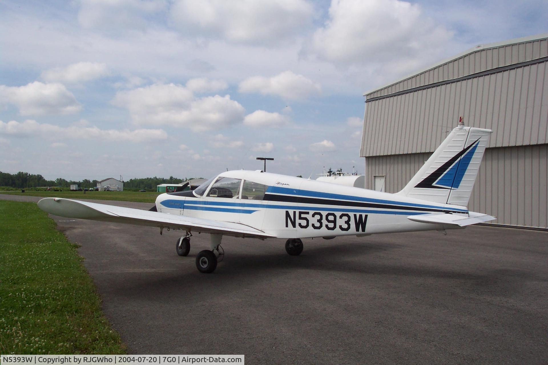 N5393W, 1962 Piper PA-28-160 Cherokee Cherokee C/N 28-461, Ledgedale airport (7G0)