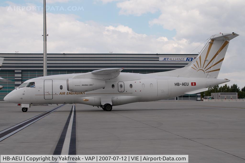 HB-AEU, 2002 Fairchild Dornier 328-300 328JET C/N 3199, Air Engiadina Dornier 328