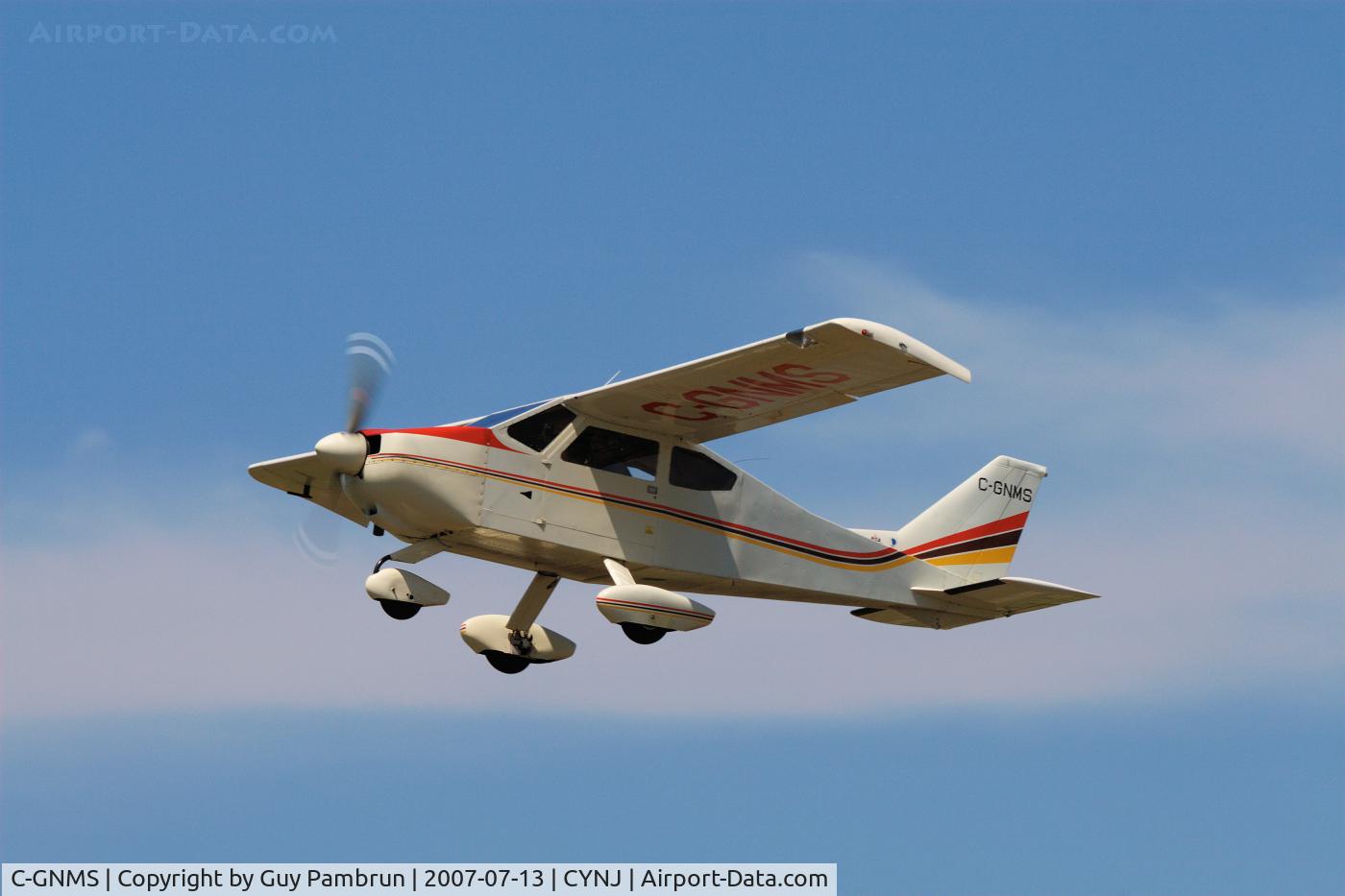 C-GNMS, 1985 Bede BD-4 C/N 99, Just took off