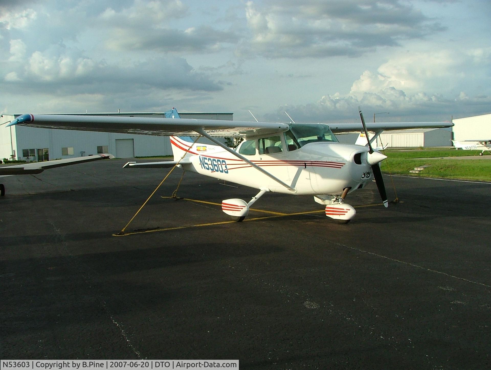 N53603, 1981 Cessna 172P C/N 17274786, Aircraft at Denton, TX