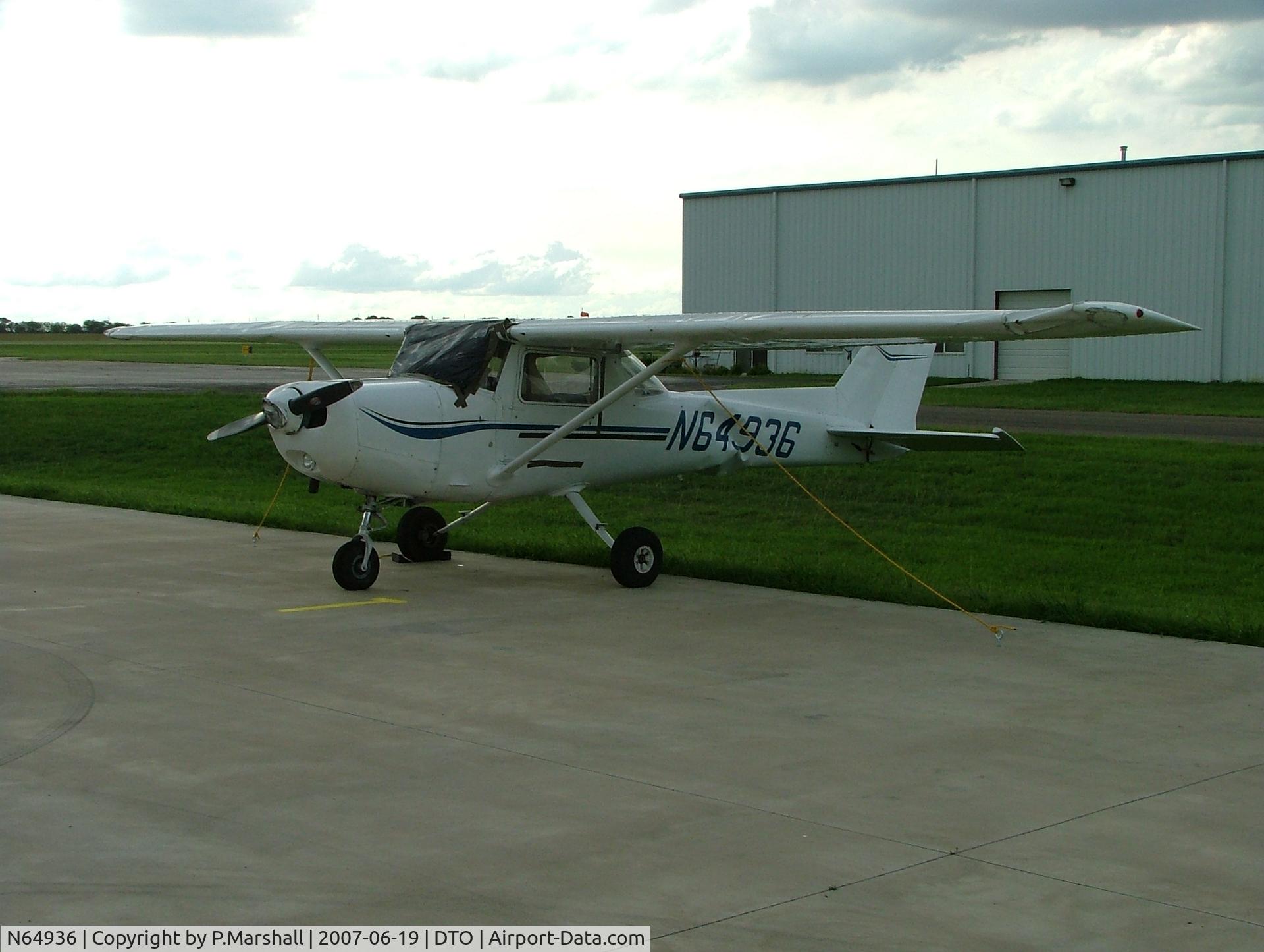 N64936, 1978 Cessna 152 C/N 15281485, After a storm (not tied down)