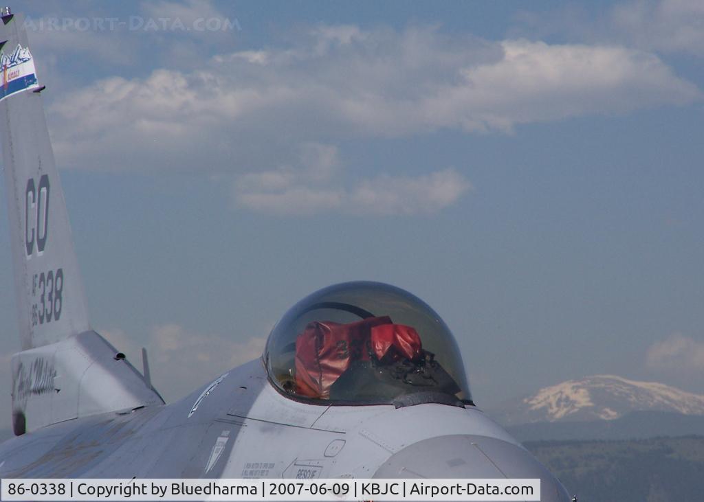 86-0338, 1986 General Dynamics F-16C Fighting Falcon C/N 5C-444, F-16 Parked