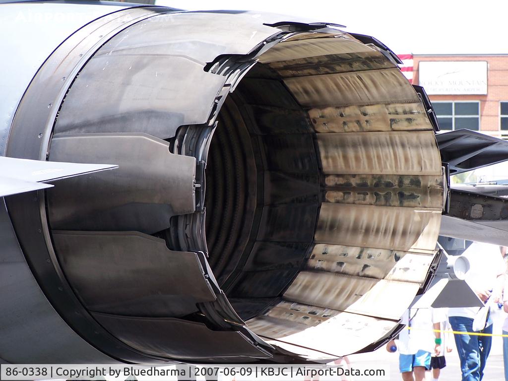 86-0338, 1986 General Dynamics F-16C Fighting Falcon C/N 5C-444, Engine Detail