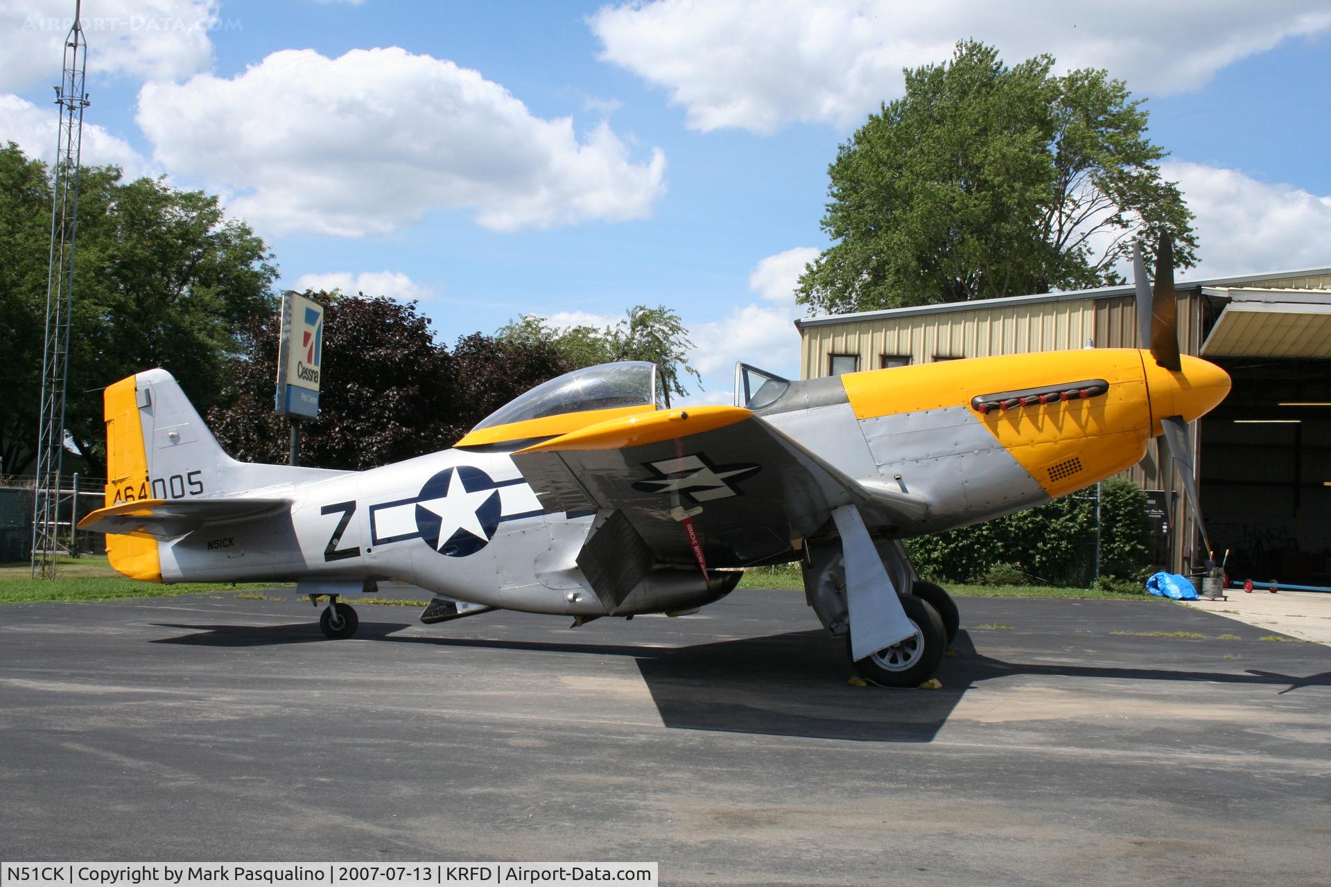 N51CK, 1960 North American F-51D Mustang C/N 44-64005, North American P-51D