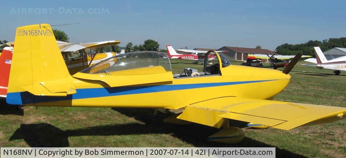 N168NV, 2002 Vans RV-8A C/N 81408, At the Zanesville, OH fly-in breakfast & lunch