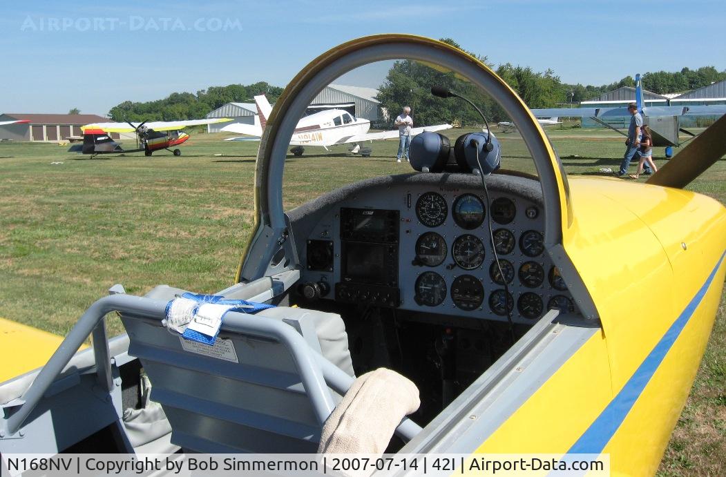 N168NV, 2002 Vans RV-8A C/N 81408, At the Zanesville, OH fly-in breakfast & lunch