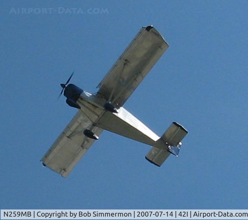 N259MB, 2004 ICP MXP-740 Savannah C/N 03-12-51-259, Departing the Zanesville, OH fly-in breakfast & lunch