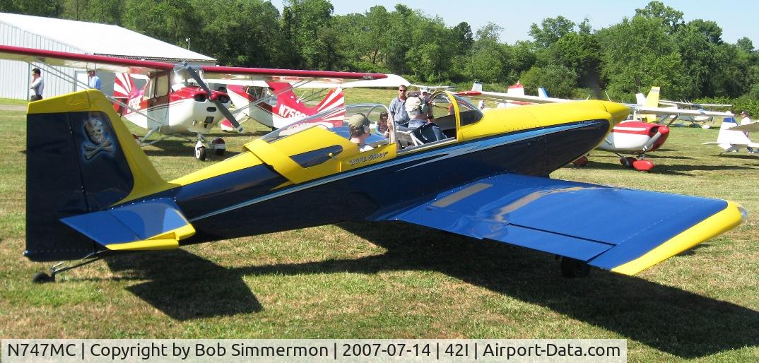 N747MC, 2001 Team Rocket F1 Rocket C/N 79, At the Zanesville, OH fly-in breakfast & lunch