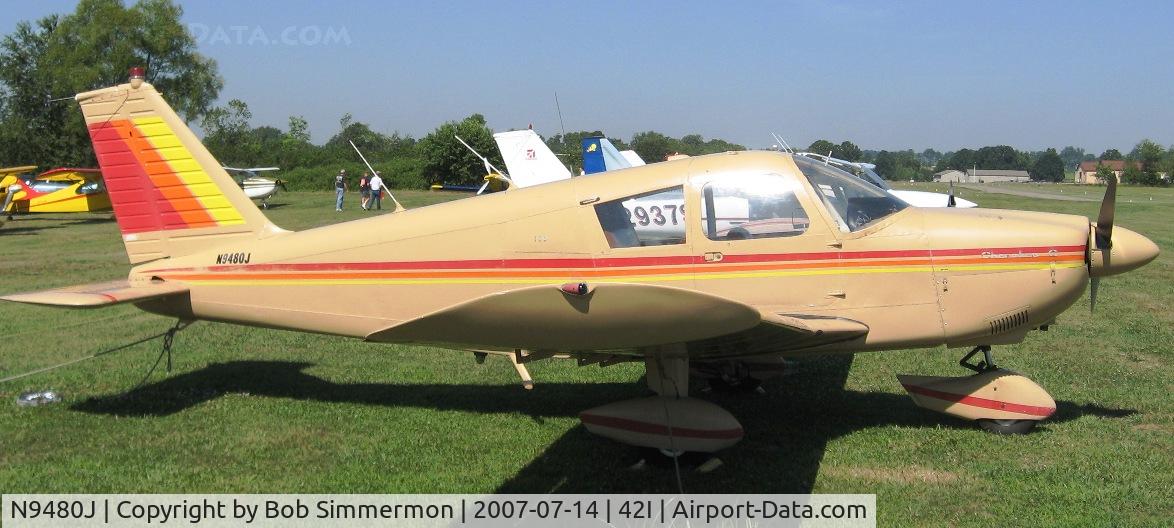N9480J, 1966 Piper PA-28-180 C/N 28-3597, At the Zanesville, OH fly-in breakfast & lunch
