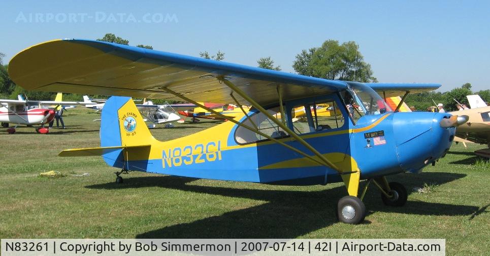 N83261, 1946 Aeronca 7AC Champion C/N 7AC-1925, At the Zanesville, OH fly-in breakfast & lunch