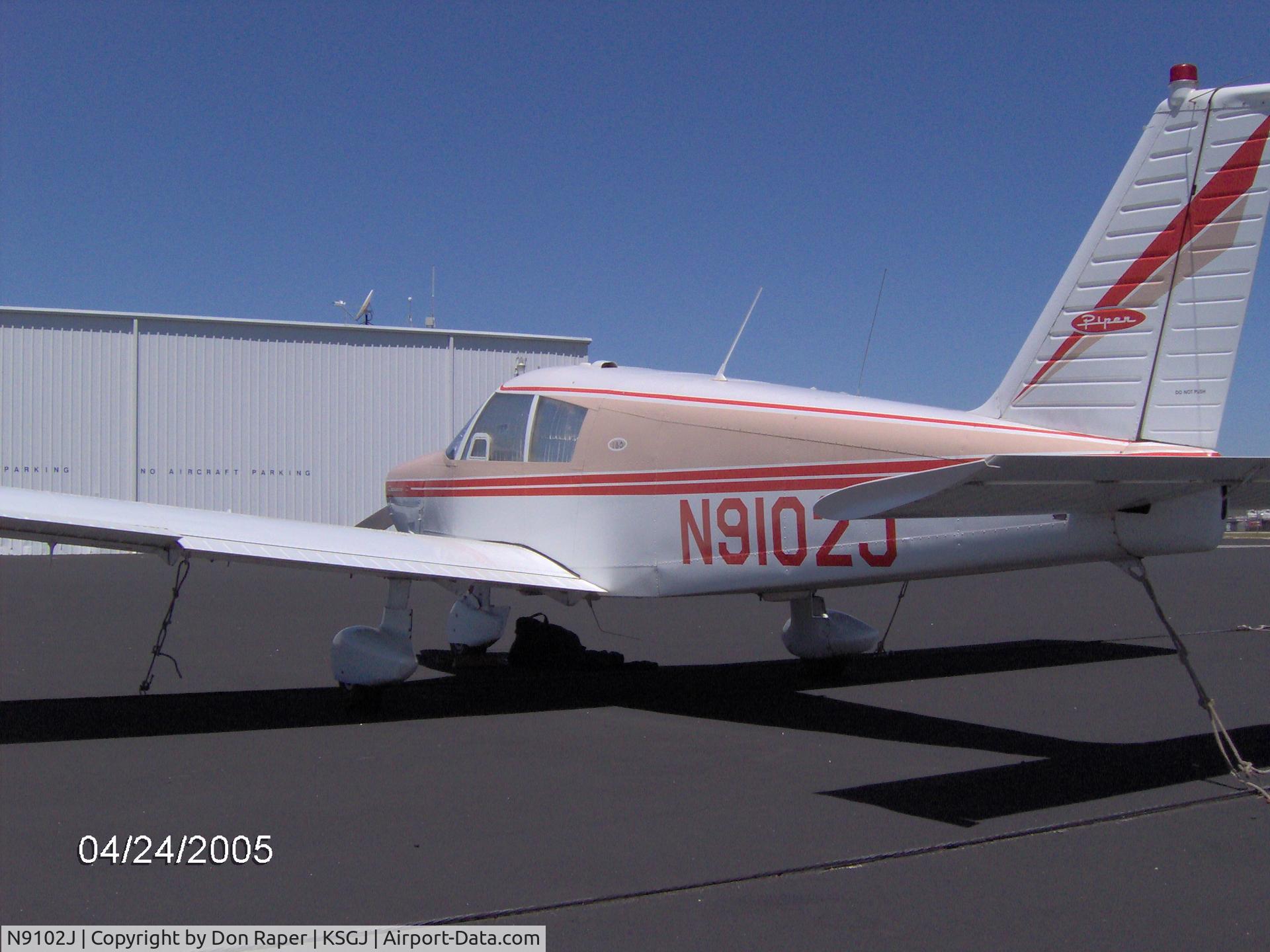 N9102J, 1966 Piper PA-28-180 Cherokee C/N 28-3144, 1966 PA28-180C