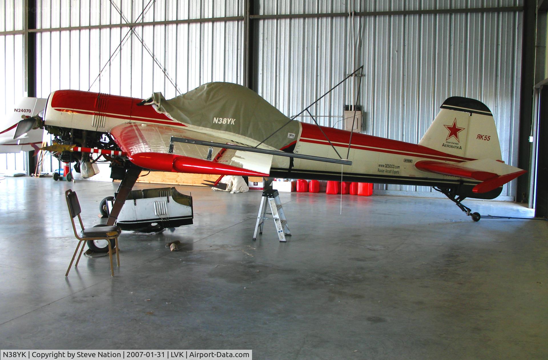 N38YK, 1987 Yakovlev Yak-55M C/N 870203, YAK-55M @ Livermore Municipal Airport, CA