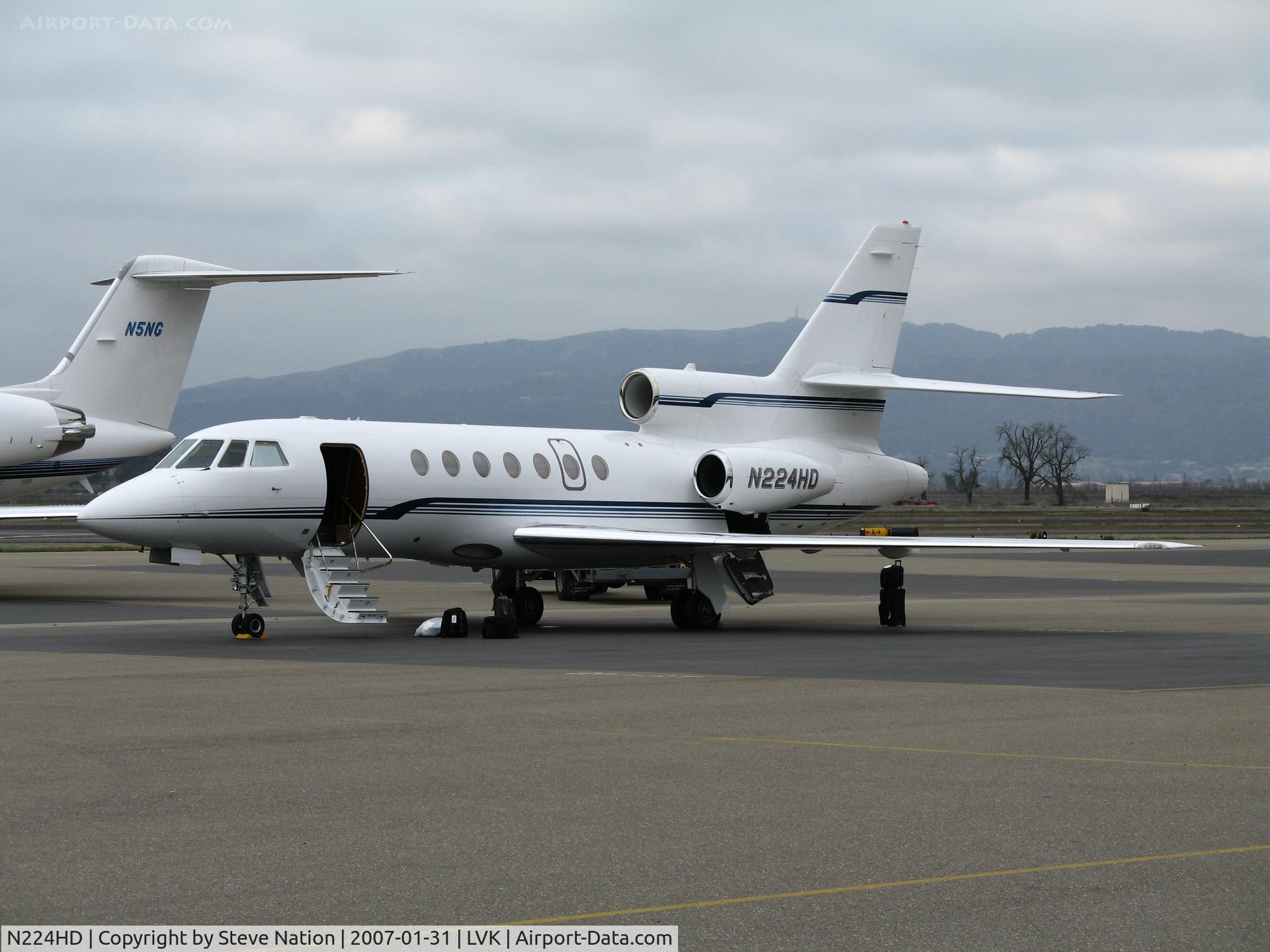 N224HD, 2004 Dassault Mystere Falcon 50 C/N 336, Homer Lease Falcon 50 @ Livermore Municipal Airport, CA