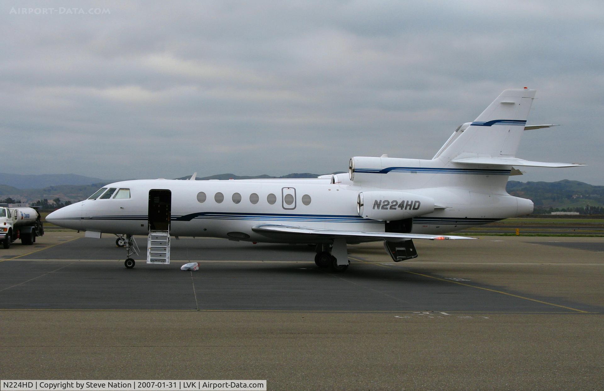 N224HD, 2004 Dassault Mystere Falcon 50 C/N 336, Homer Lease Falcon 50 @ Livermore Municipal Airport, CA