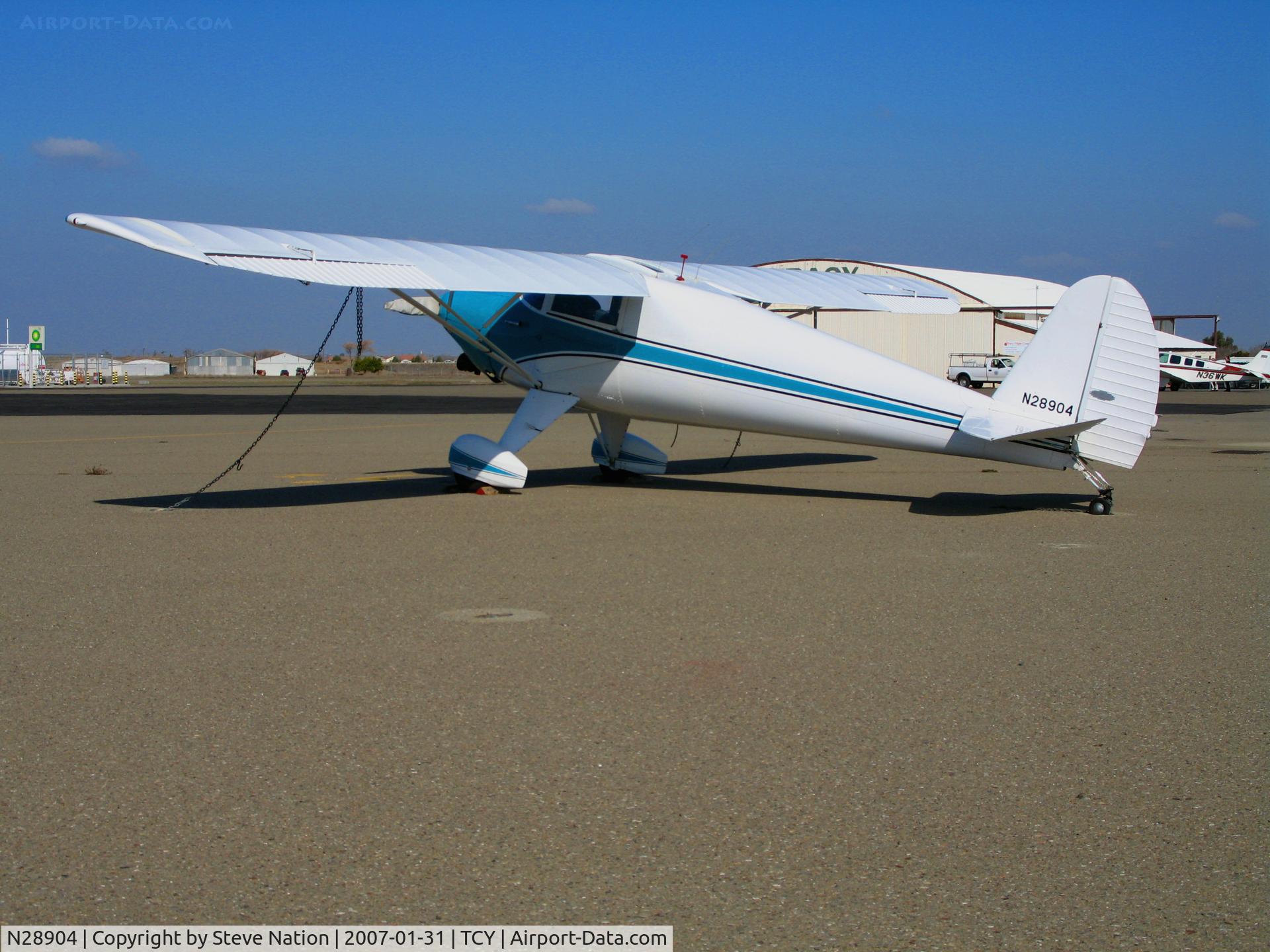 N28904, 1941 Luscombe 8B C/N 1646, 1941 Luscombe 8A @ Tracy Municipal Airport, CA