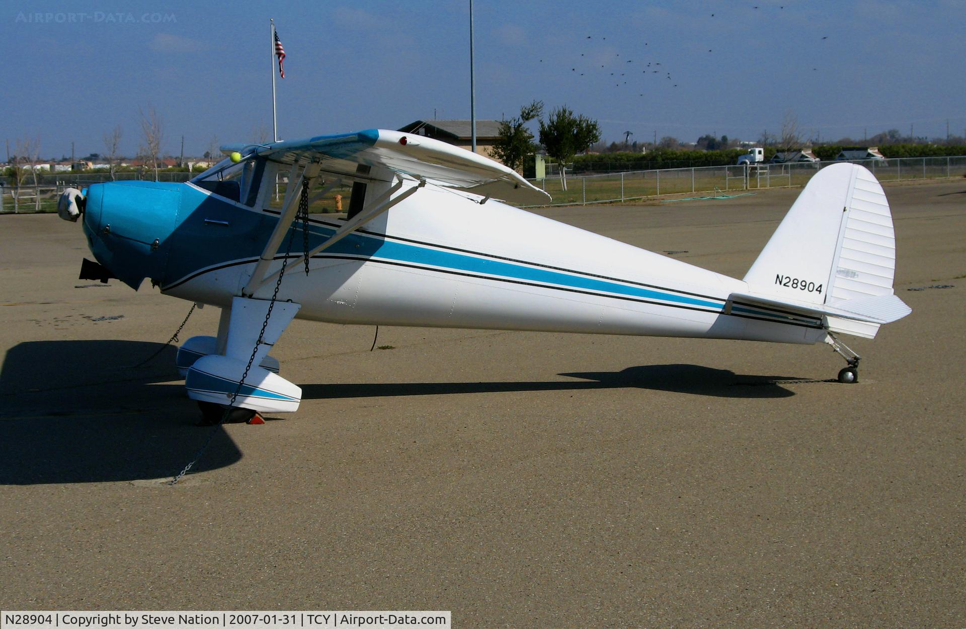 N28904, 1941 Luscombe 8B C/N 1646, 1941 Luscombe 8A @ Tracy Municipal Airport, CA
