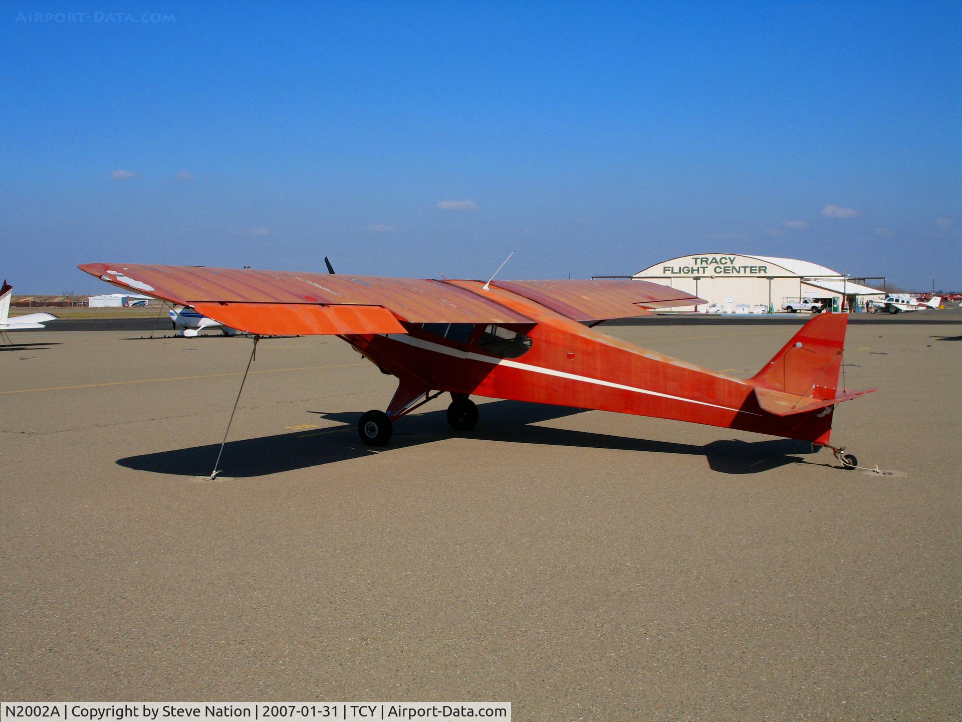 N2002A, 1979 Taylorcraft F-19 Sportsman C/N F-137, 1979 Taylorcraft F19 (derelict w/out registration) @ Tracy Municipal Airport, CA