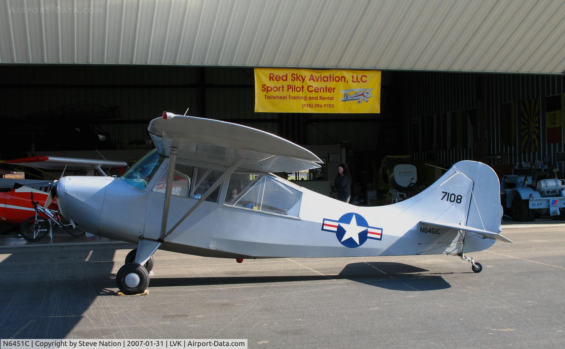 N6451C, 1956 Aeronca 7BCM C/N 47-1108, 1956 Aeronca 7BCM @ Livermore, CA