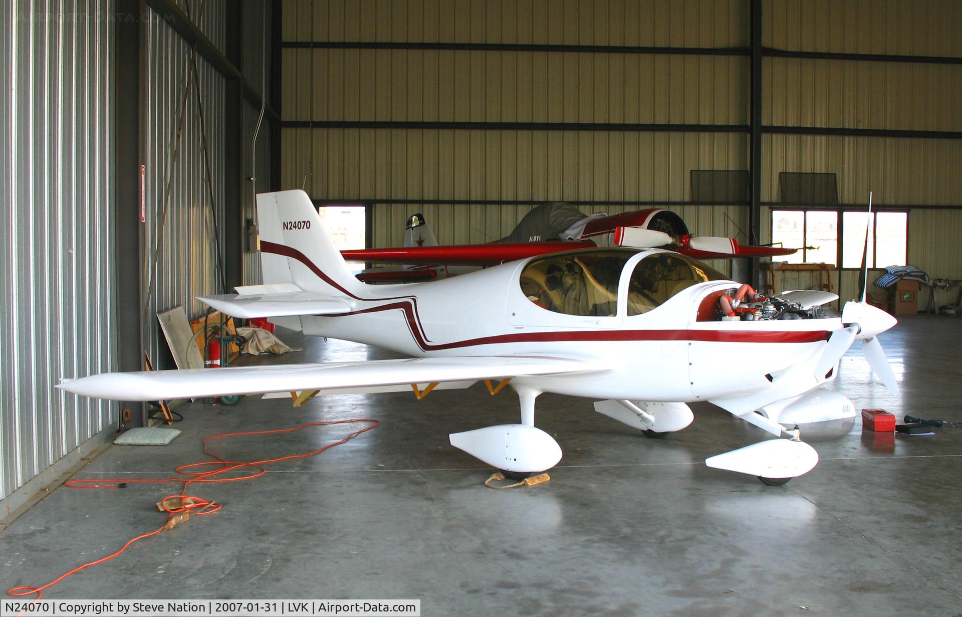 N24070, 1998 Europa XS Tri-Gear C/N 95, Europa XS homebuilt @ Livermore Municipal Airport, CA