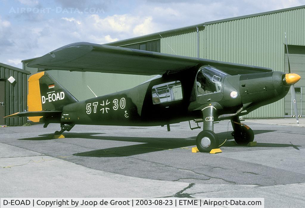 D-EOAD, 1960 Dornier Do-27A-4 C/N 459, Ex Luftwaffe 57+30