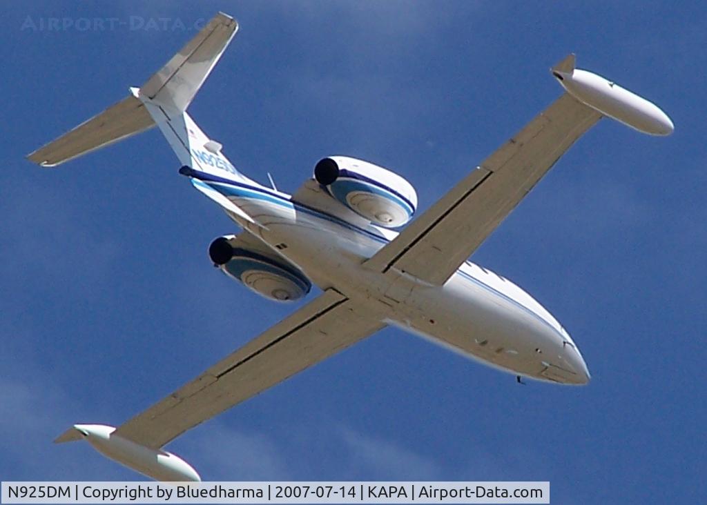 N925DM, 1982 Gates Learjet Corp. 35A C/N 486, Take-off  (photo at John Little's location)