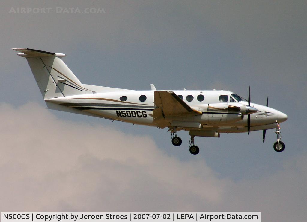 N500CS, 1980 Beech 200 C/N BB-773, Arriving at Palma de Mallorca, Spain